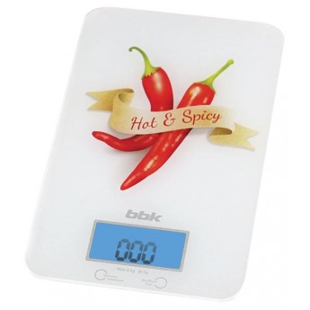 Весы кухонные BBK KS106G Red Pepper