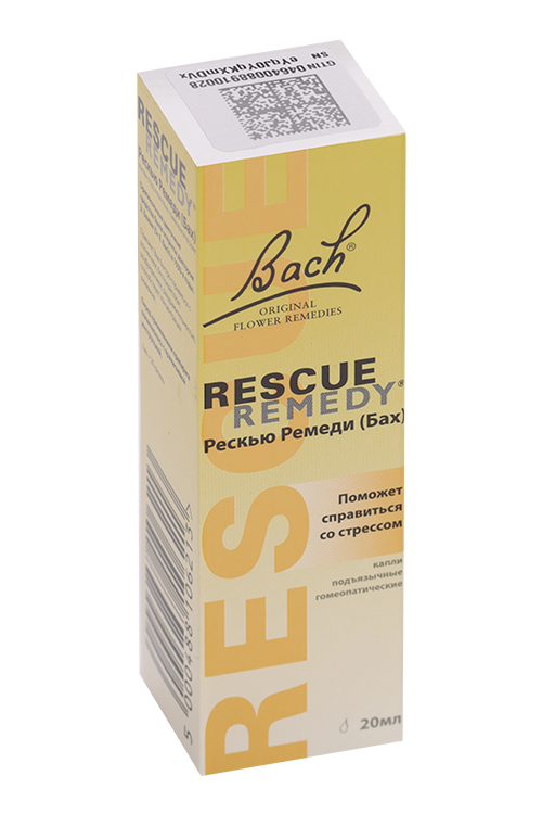 Рескью Ремеди (Бах), 20 мл, капли подъязычные гомеопатические