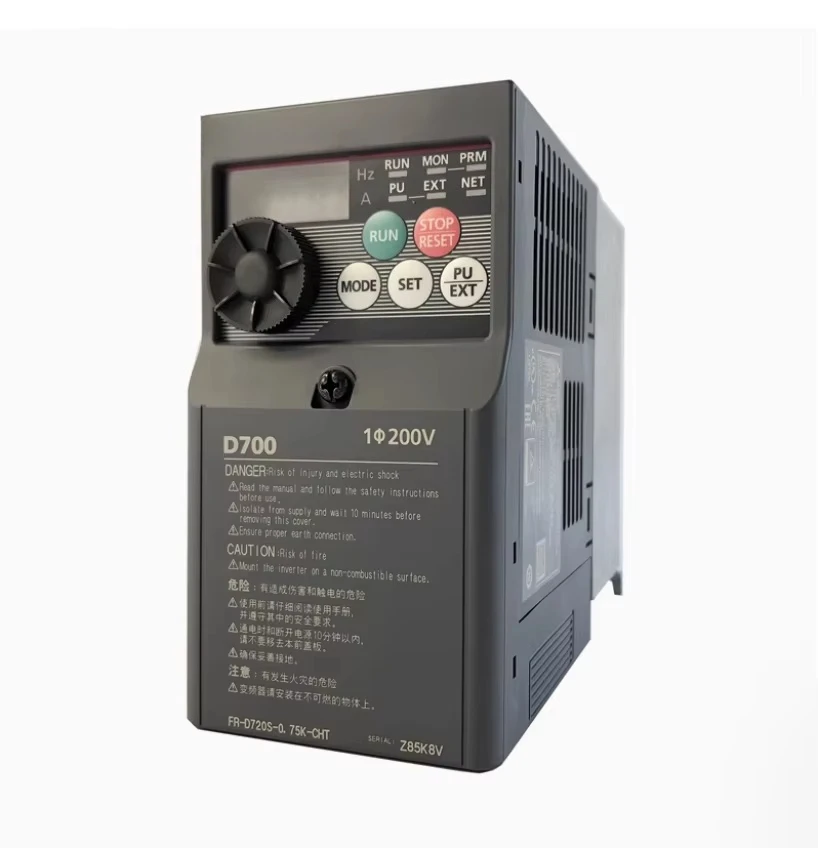 M-itsubish Inverter Original Genuine FR-D720S-0.4K-CHT Vector Control Single & Three Phase