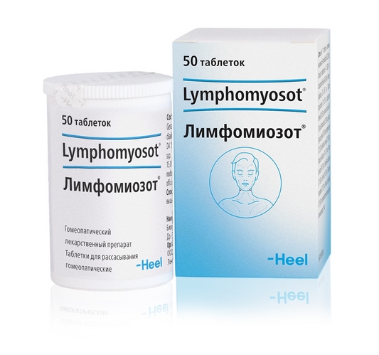 Лимфомиозот, 50 шт, таблетки для рассасывания гомеопатические